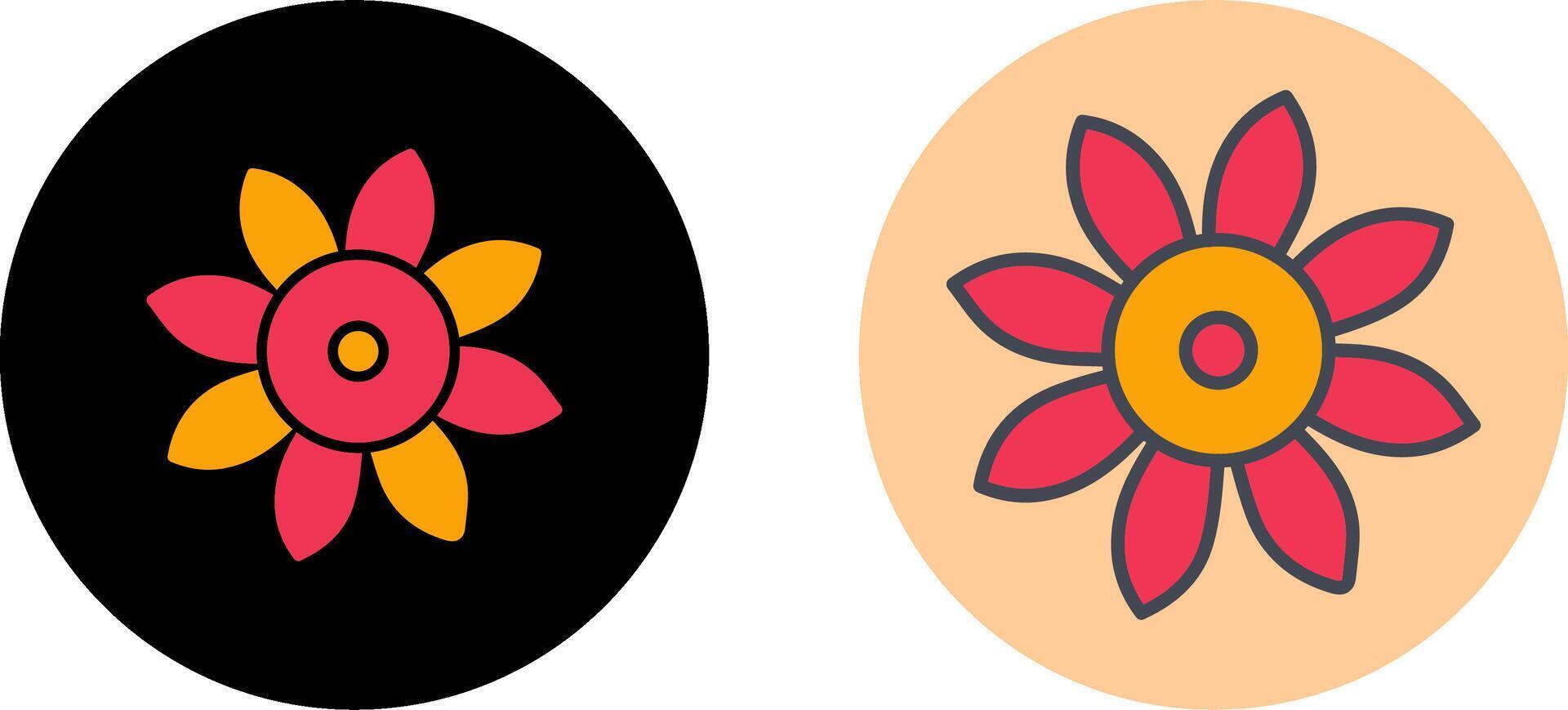 diseño de icono de flores vector