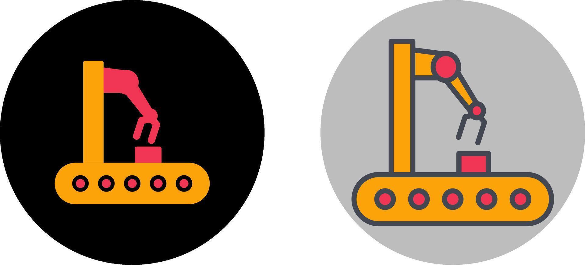 Conveyor Icon Design vector