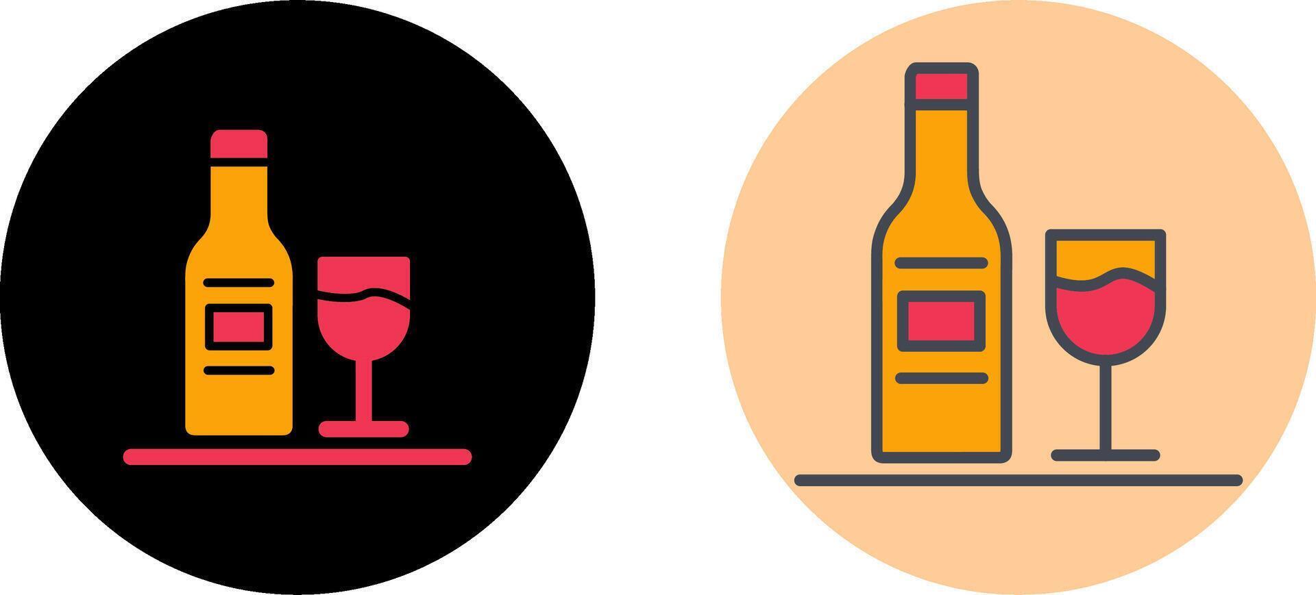 alcohol icono diseño vector