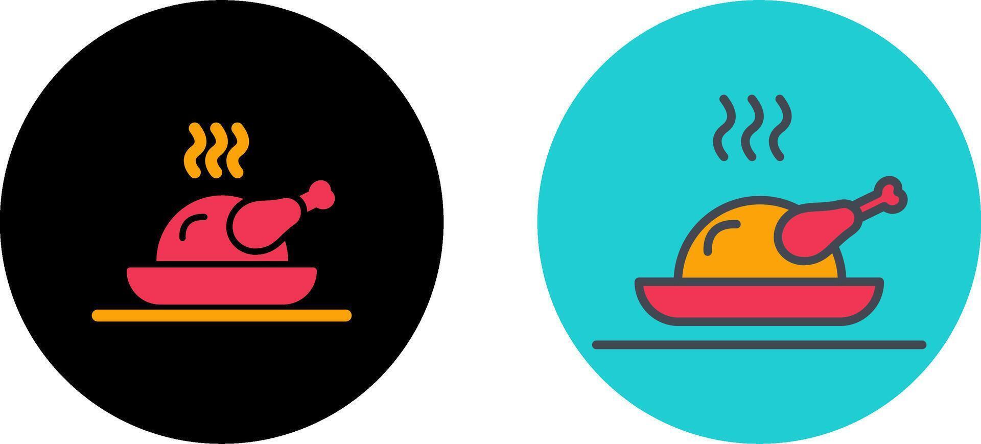 Chicken Icon Design vector