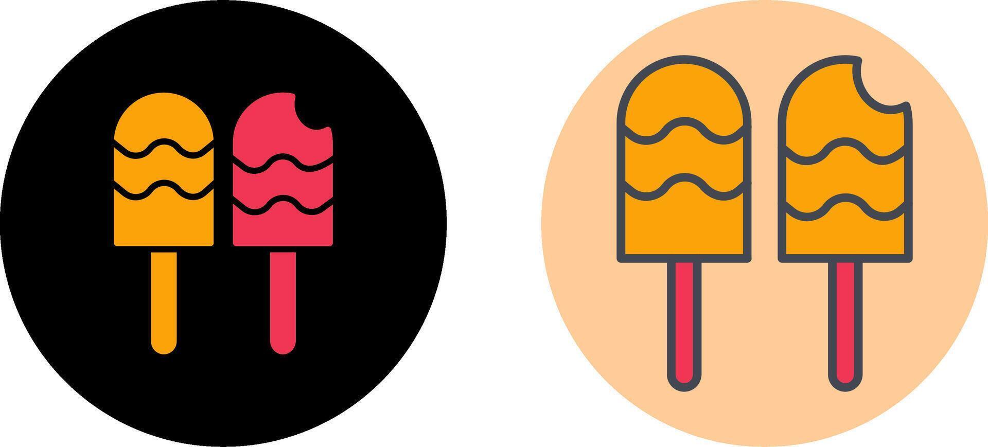 Popsicle Icon Design vector