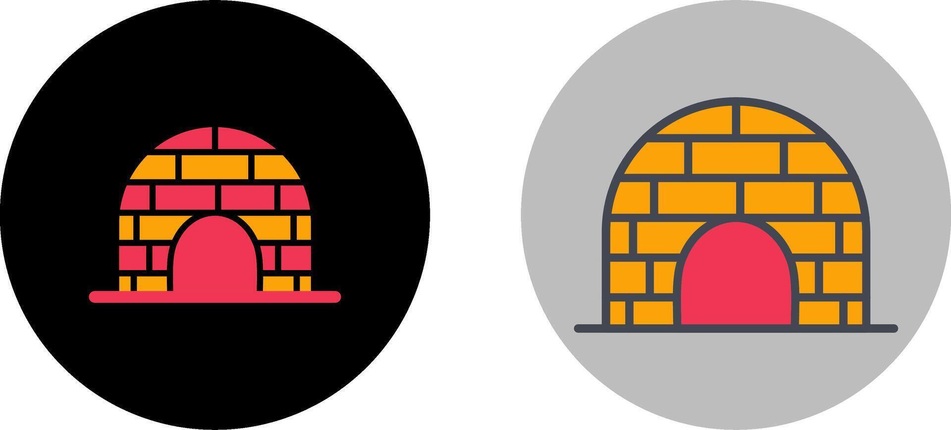 Igloo Icon Design vector