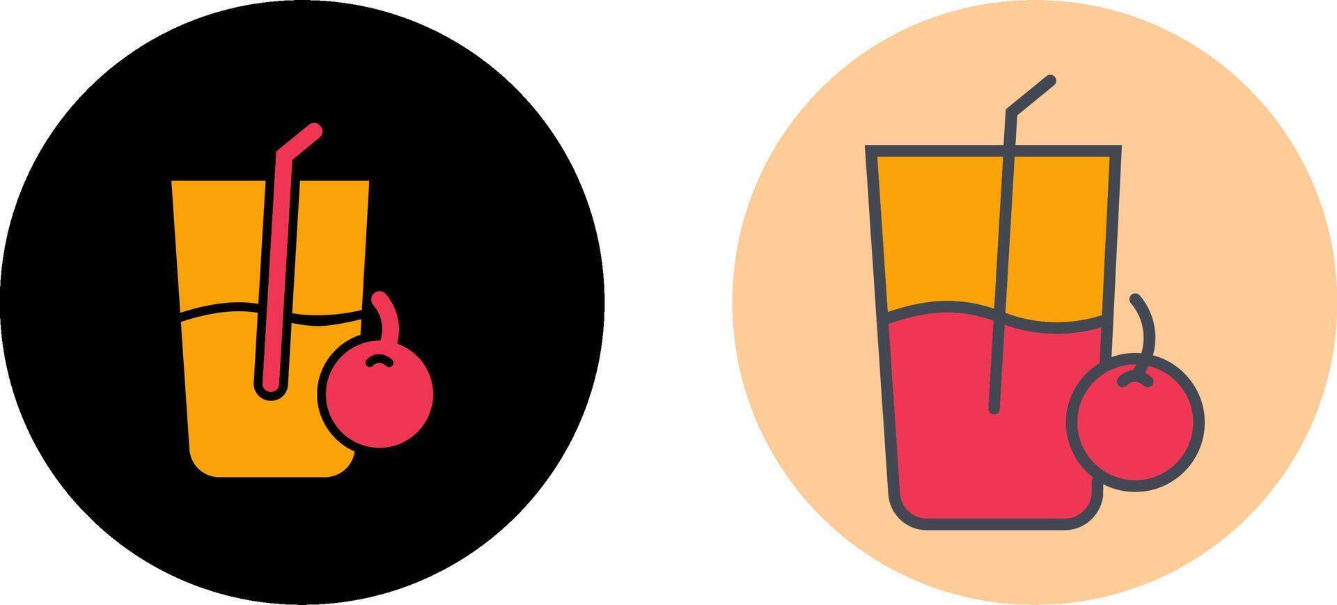 Juice Icon Design vector