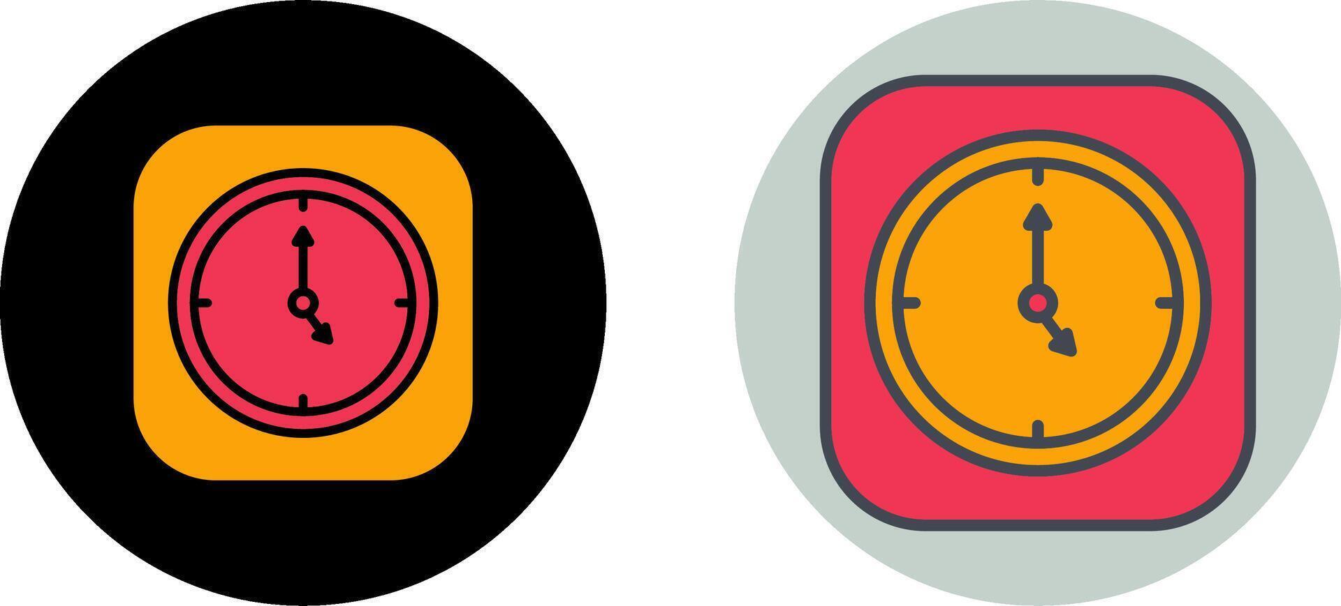 Clock Icon Design vector