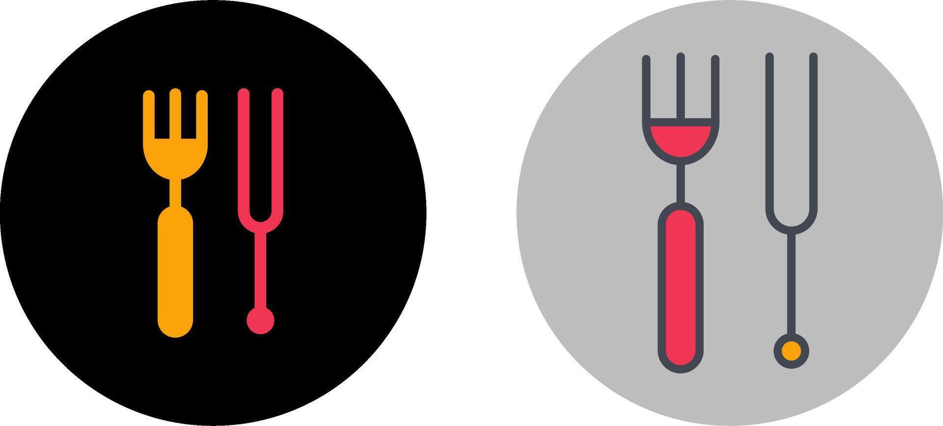 Fork Icon Design vector