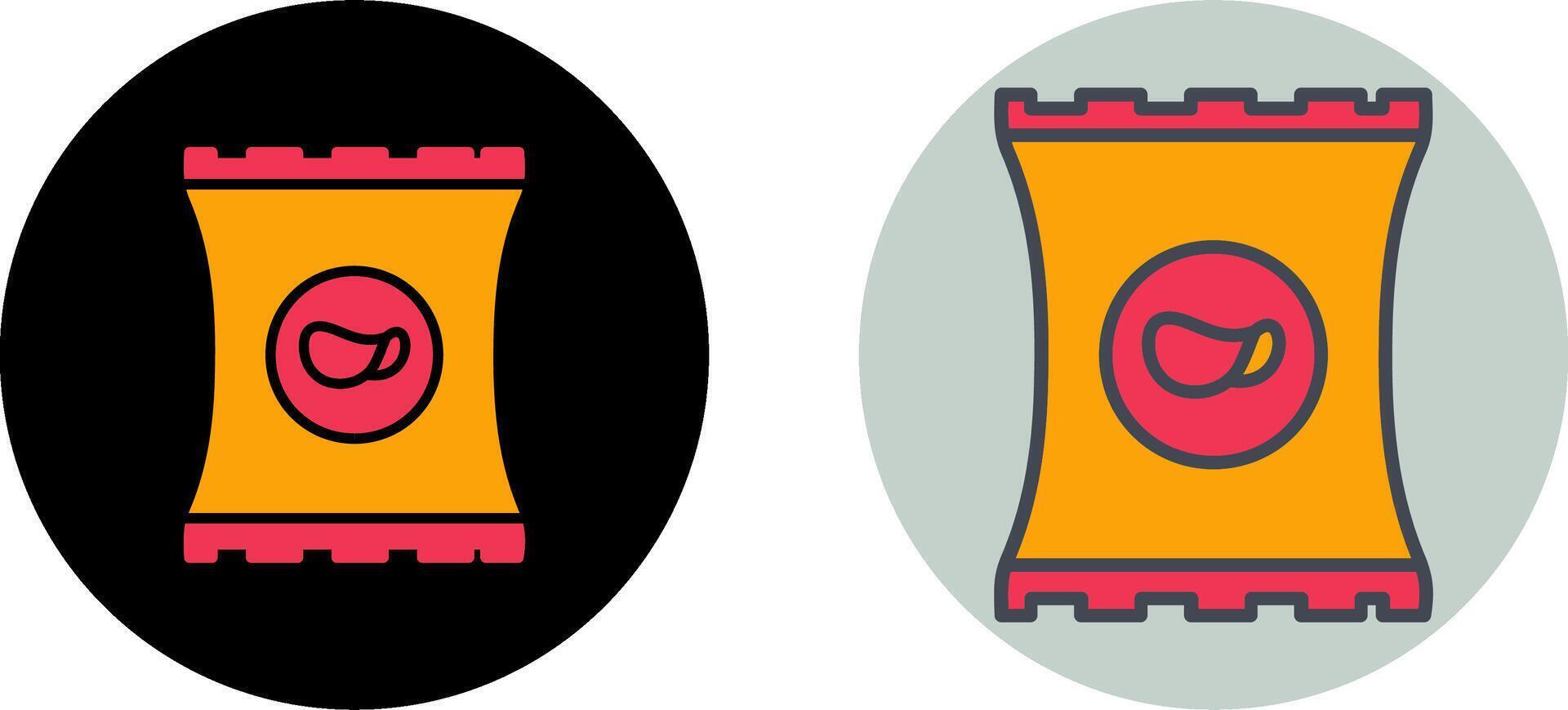 Chips Icon Design vector