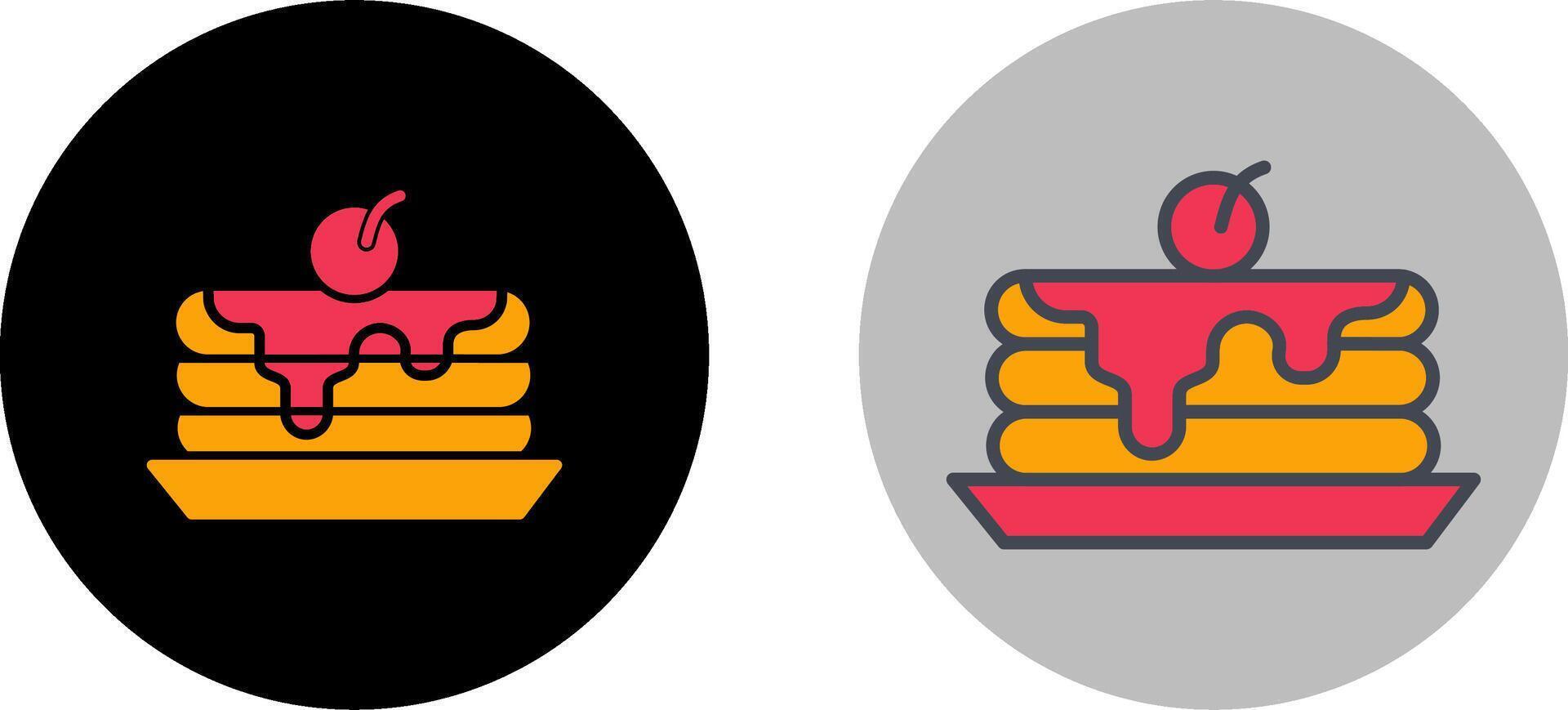 Pancake Icon Design vector