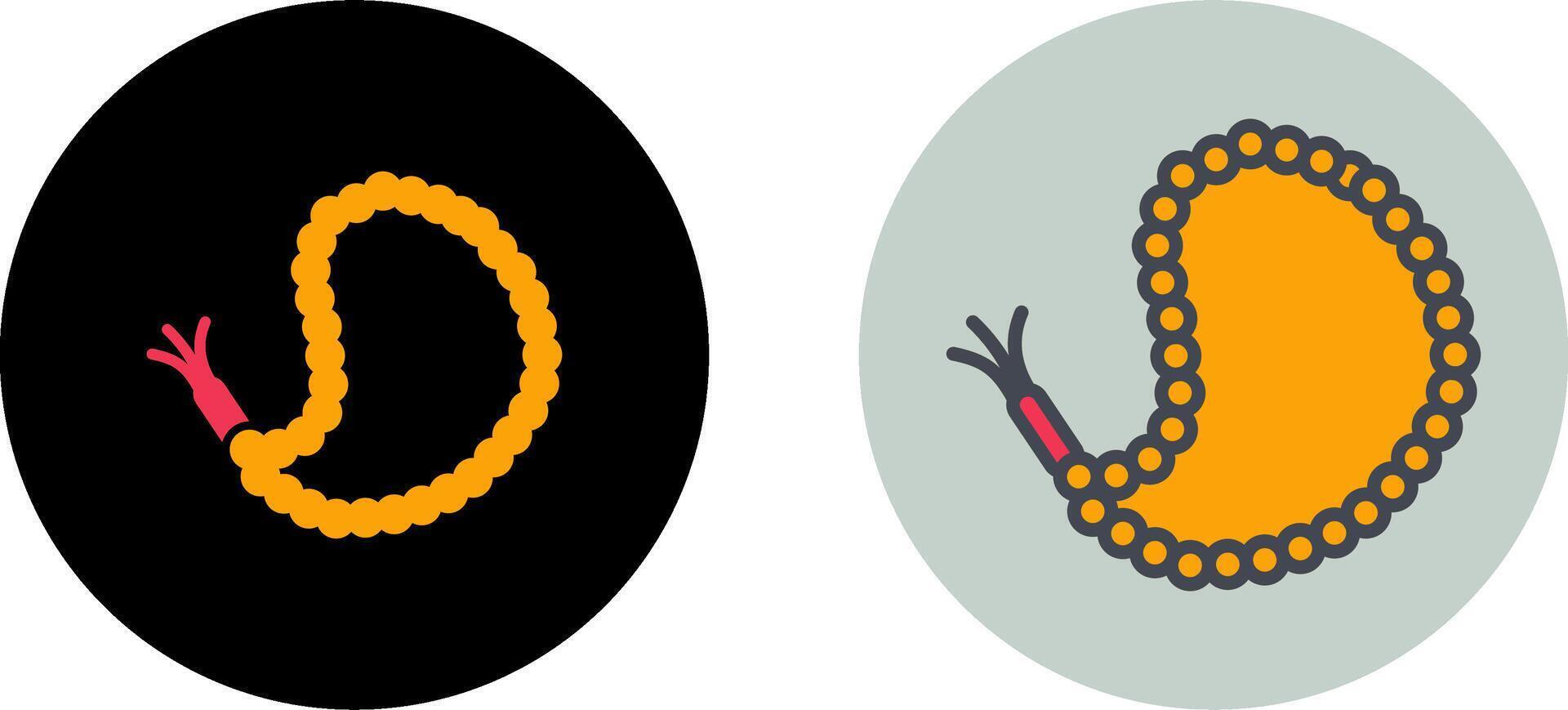Prayer Beads Icon Design vector