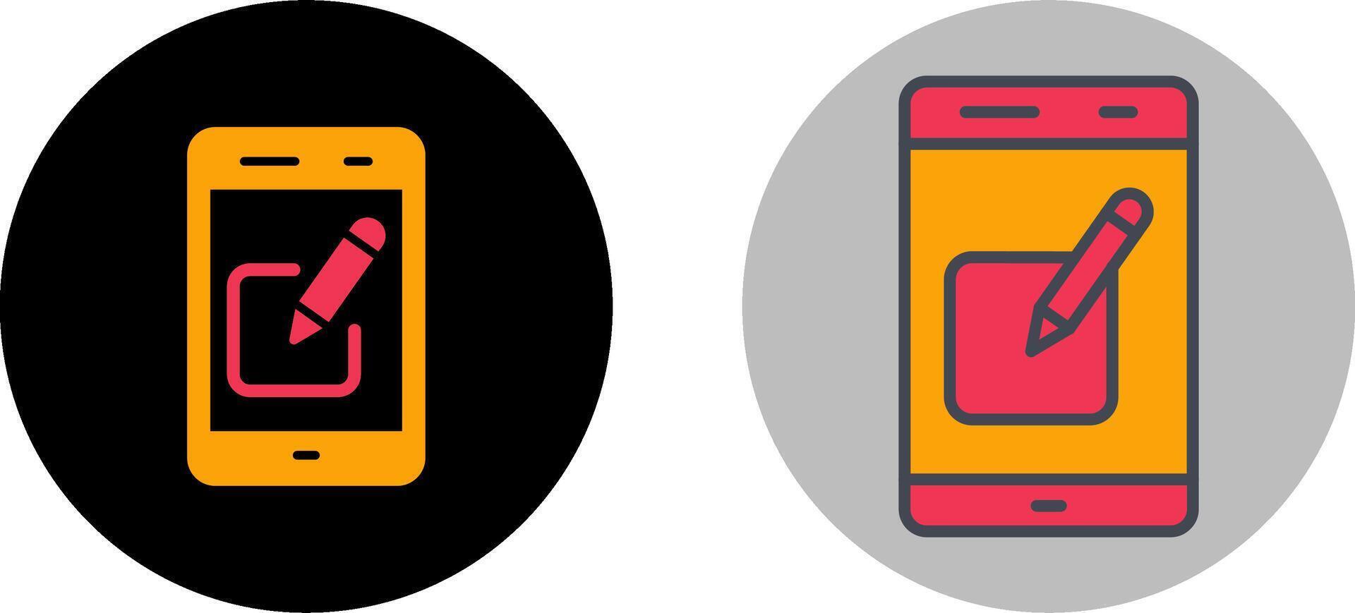 Edit Icon Design vector