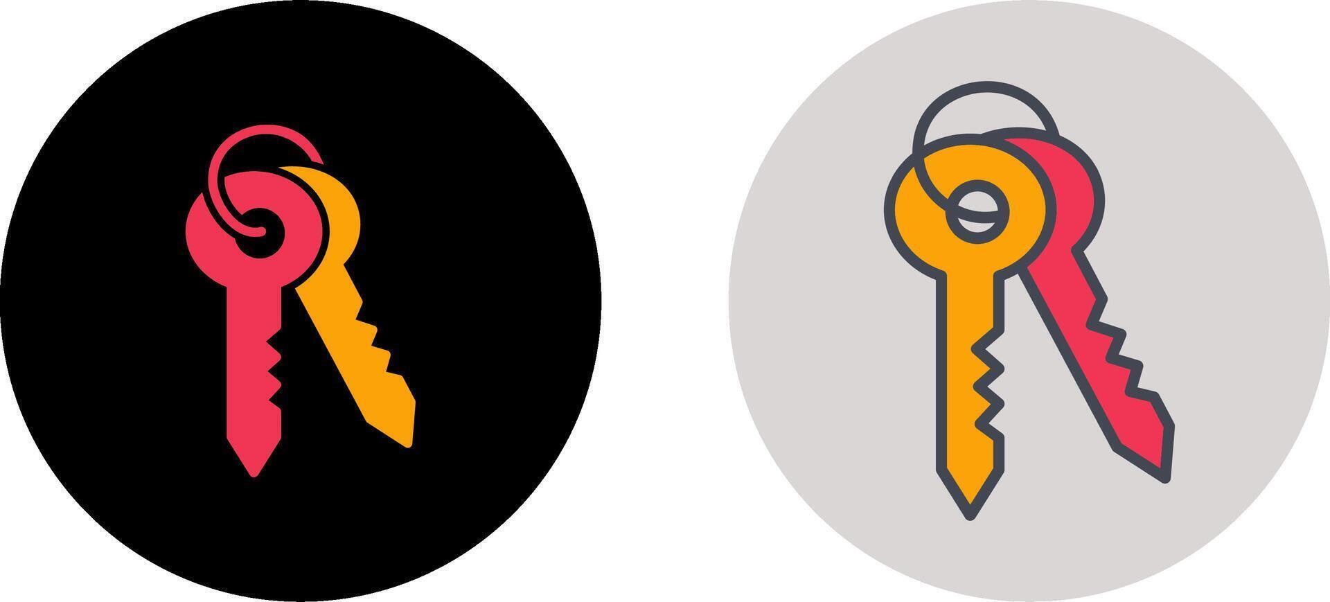 House Key Icon Design vector