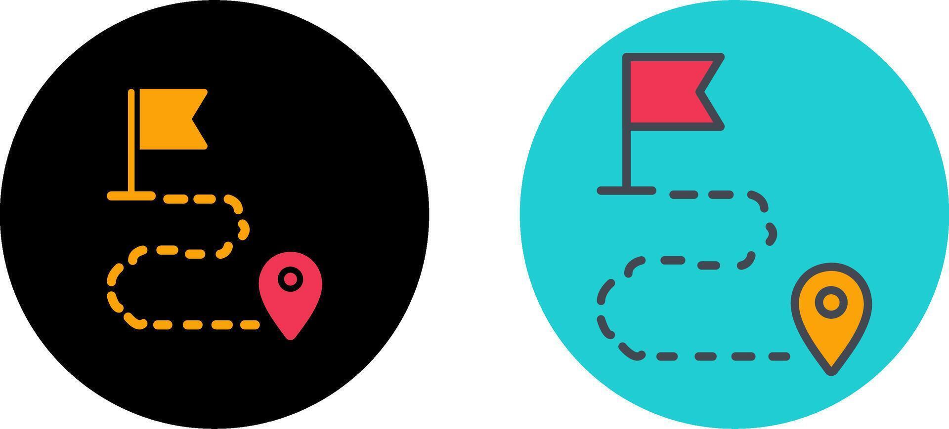 Google Map Icon Design vector
