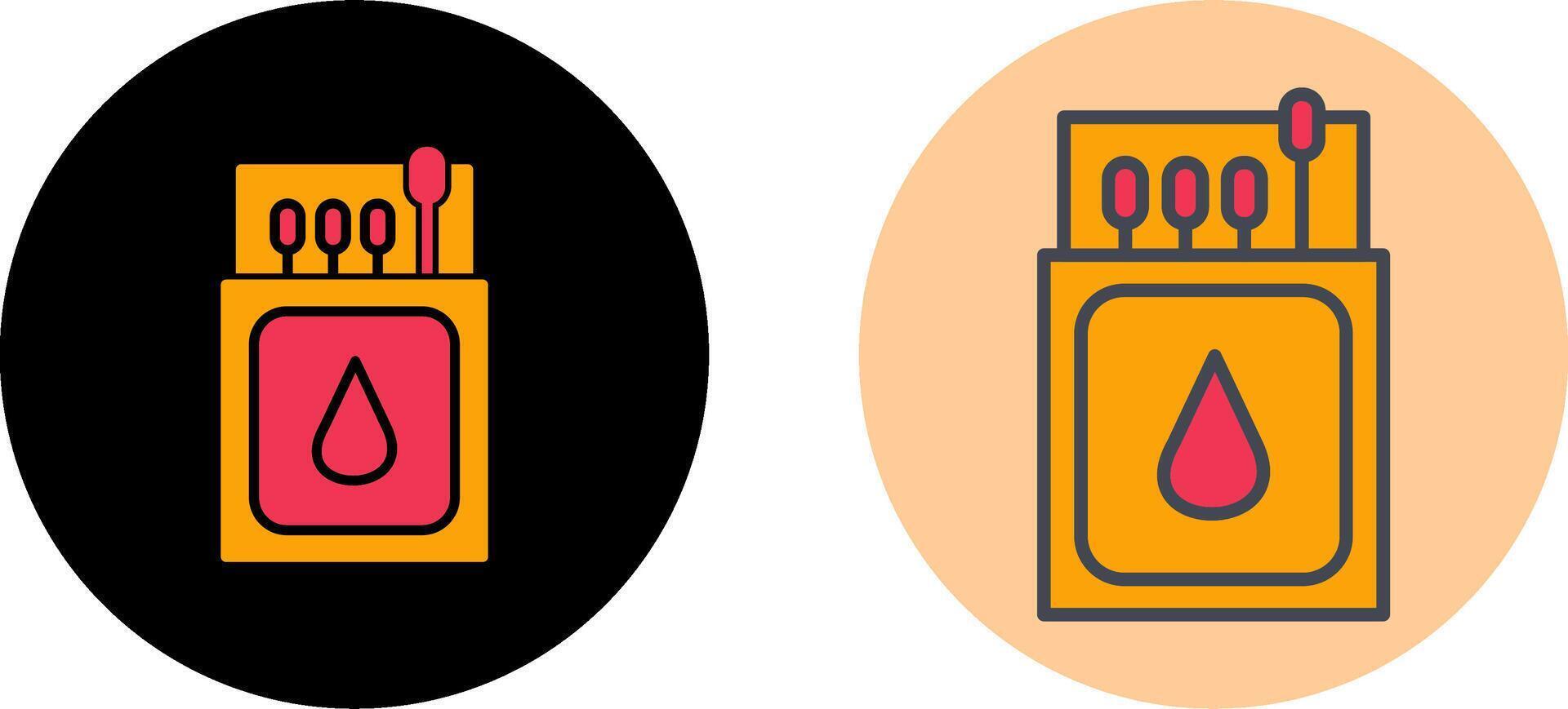 Match Box Icon Design vector