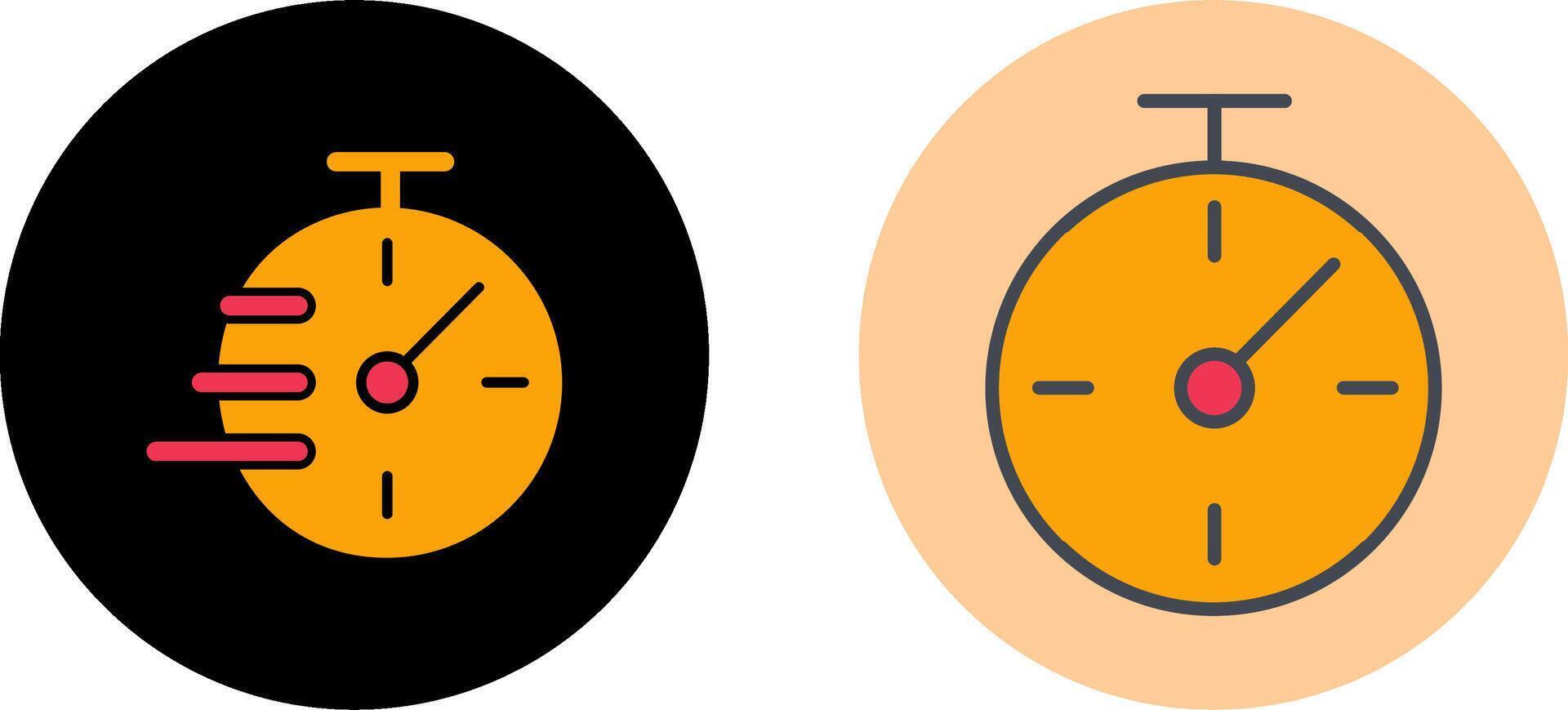 Flex Time Icon Design vector