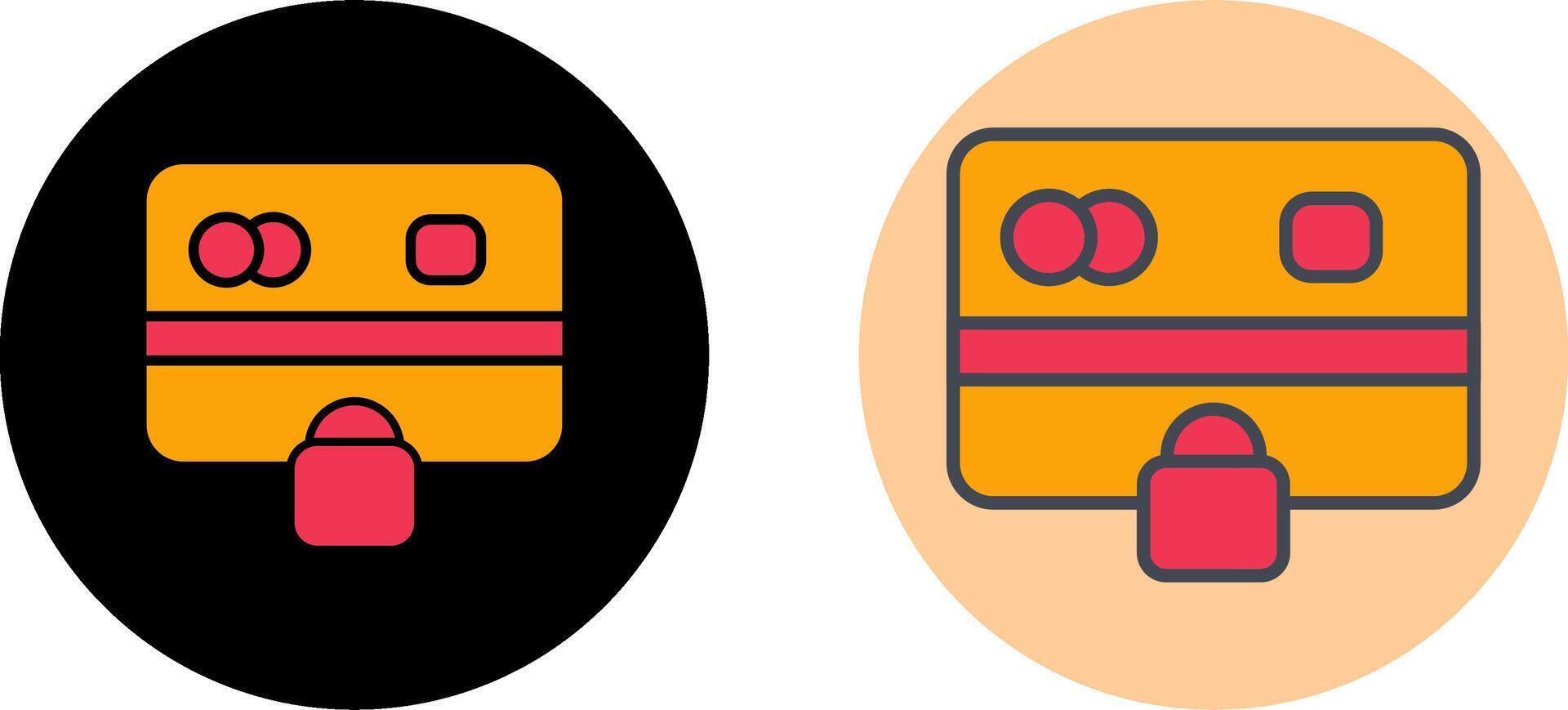 Card Protection Icon Design vector
