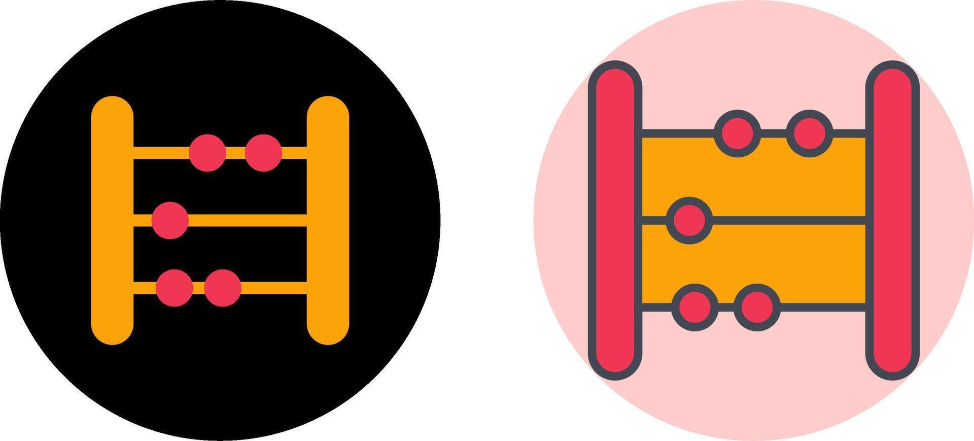 Abacus Icon Design vector