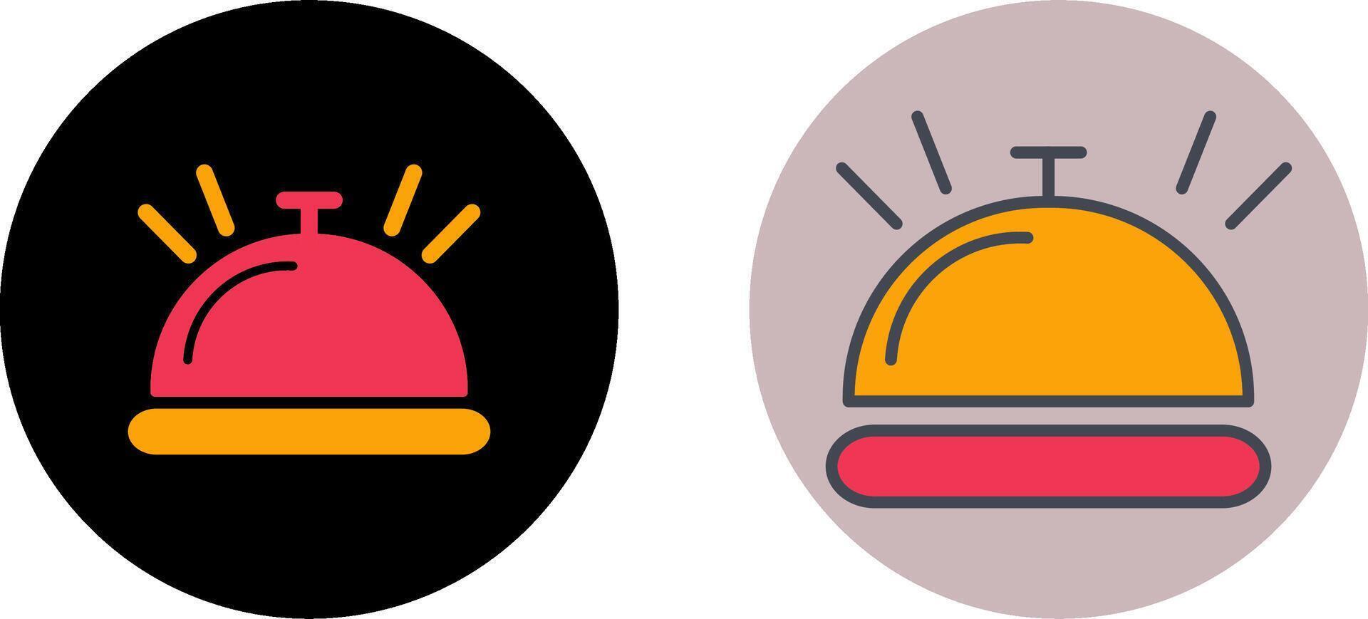 Desk Bell Icon Design vector