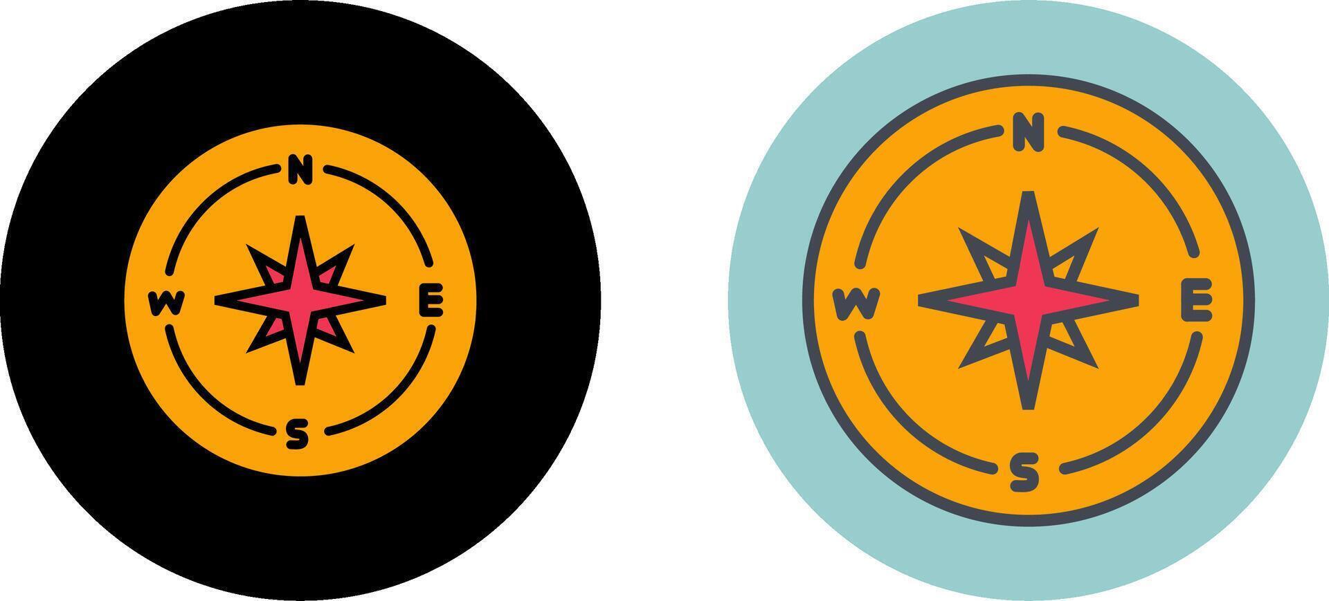 Compass Icon Design vector