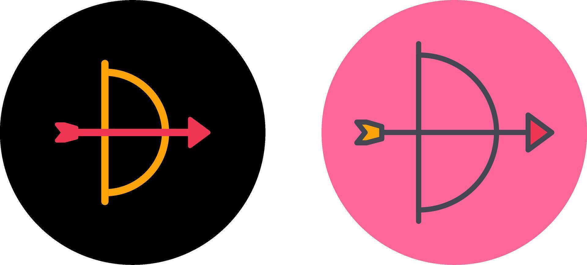 Crossbow Icon Design vector