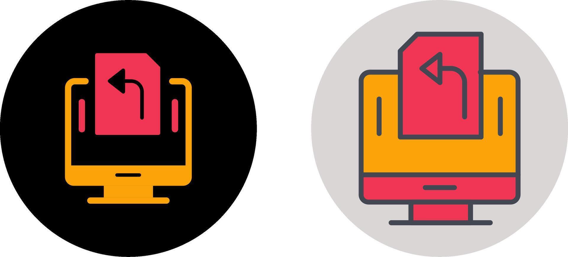 Left Icon Design vector