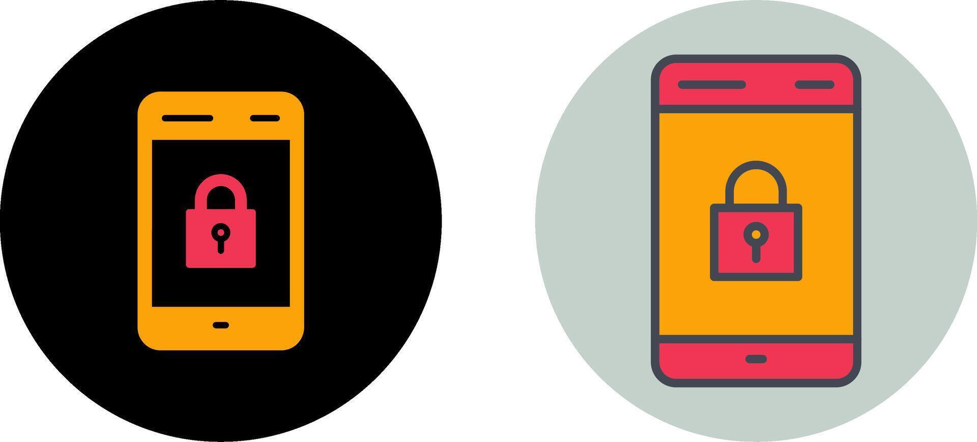 Padlock Icon Design vector