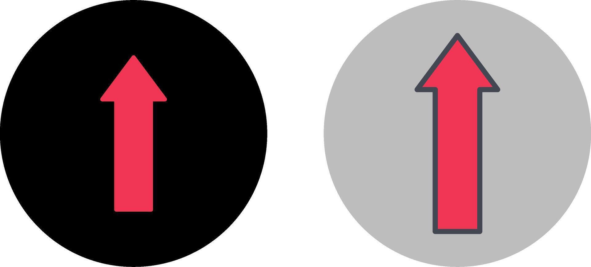 Arrow Up Icon Design vector