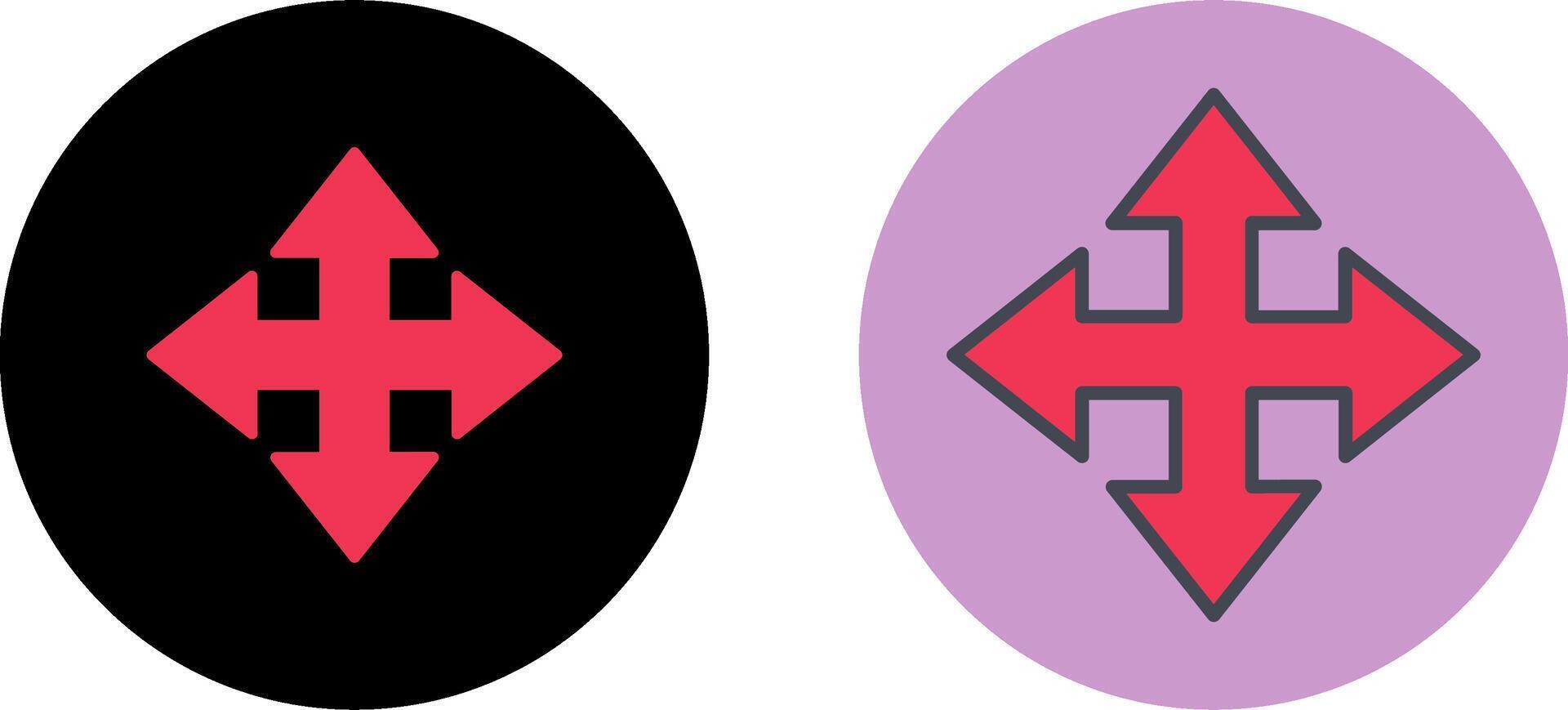 Move Arrow Icon Design vector
