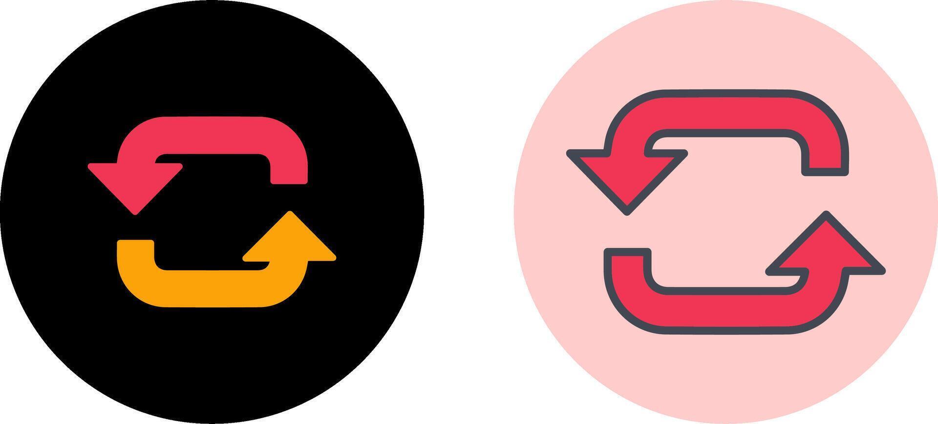 Loop Icon Design vector