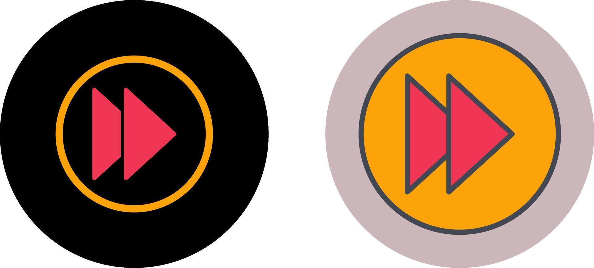 Next Icon Design vector
