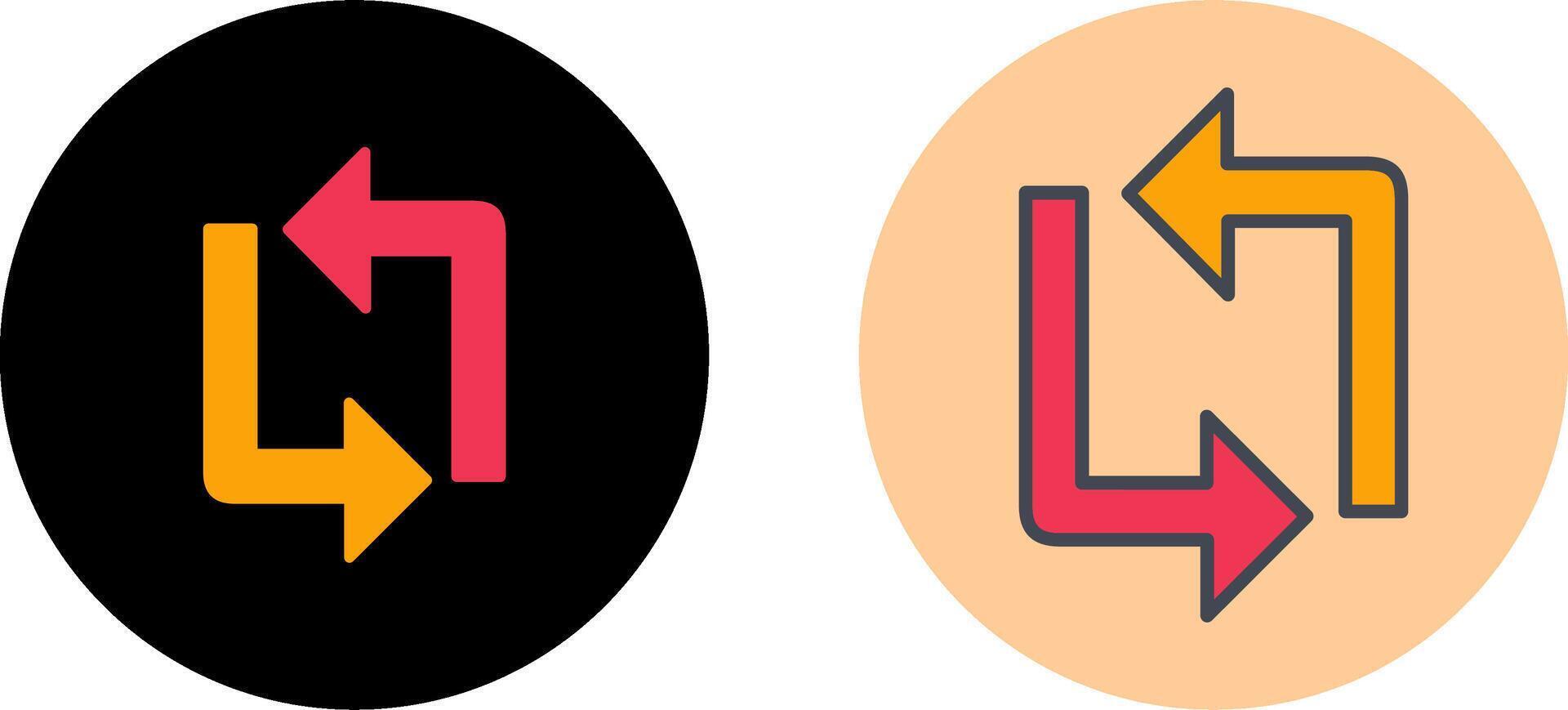 Retweet Icon Design vector