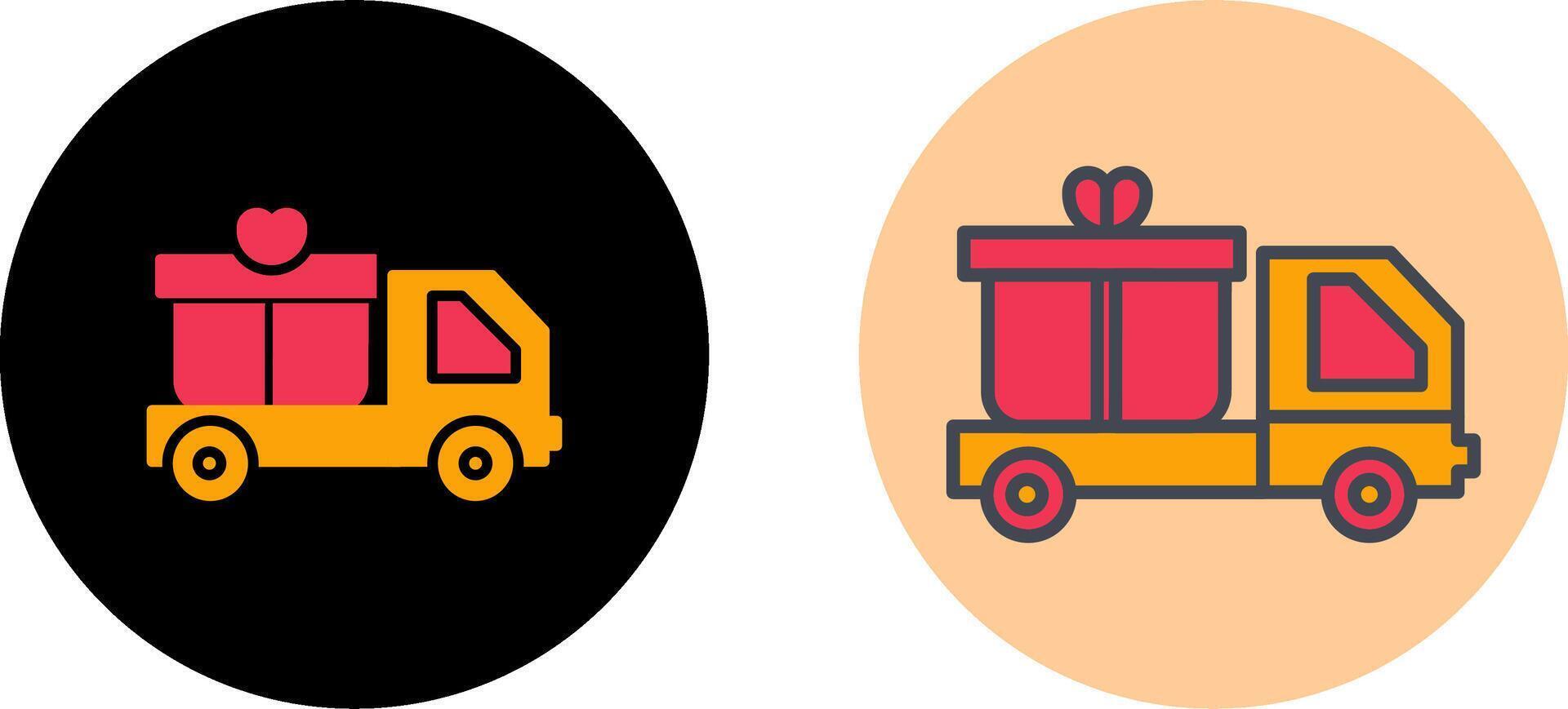 Delivery Gift Icon Design vector