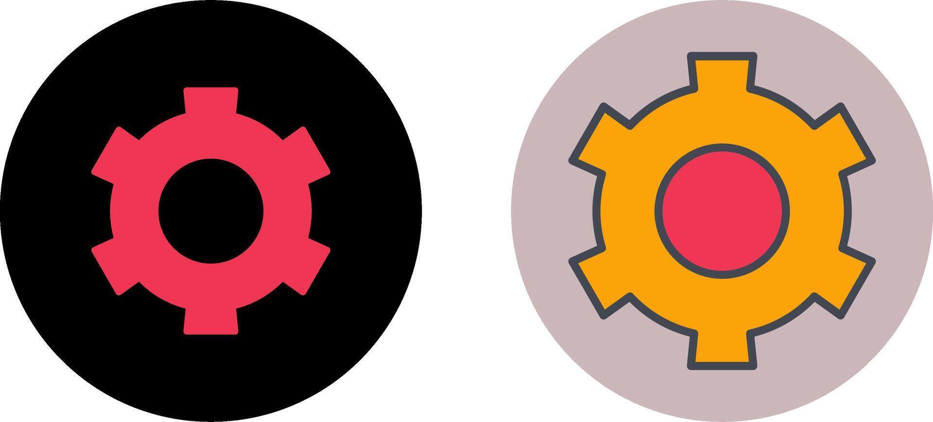 Setting Gear Icon Design vector
