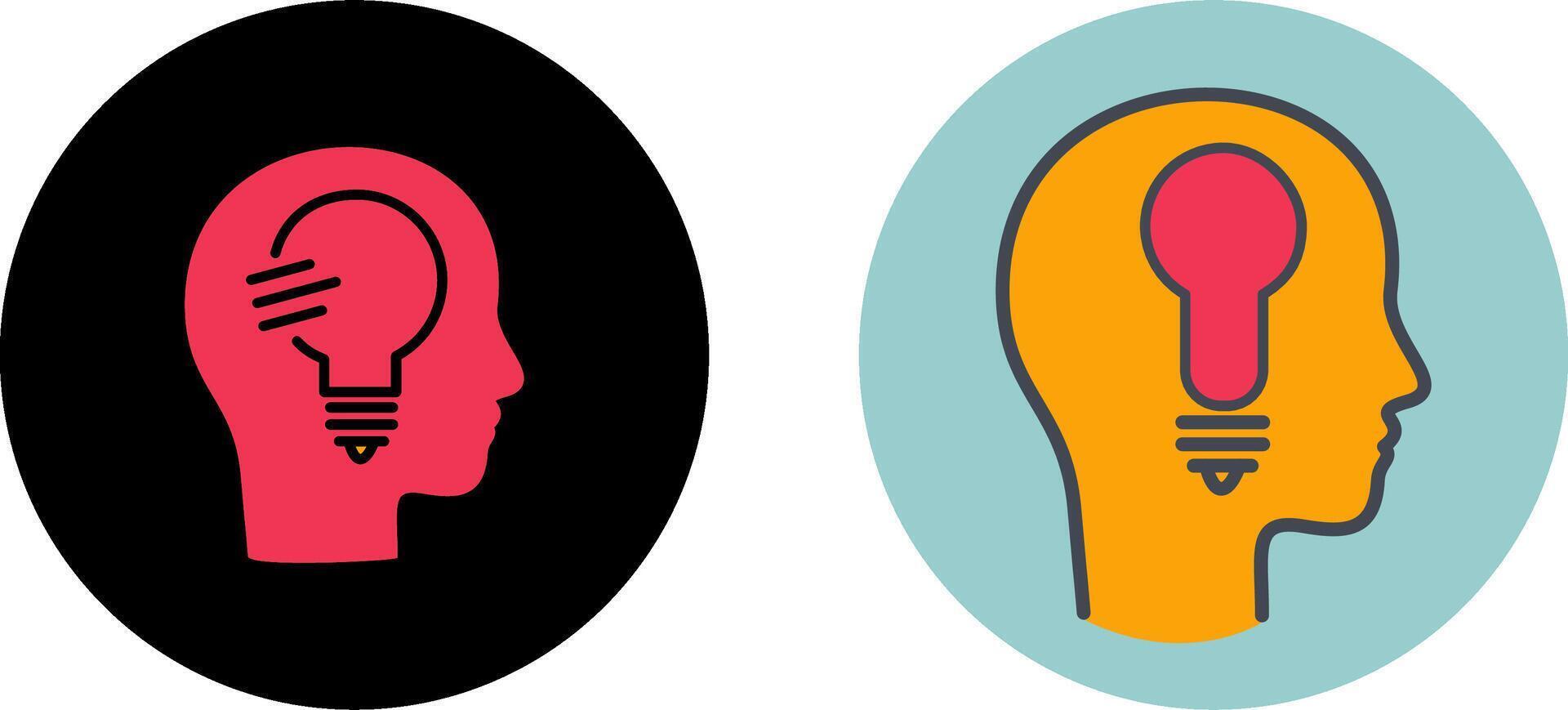 Thinking Icon Design vector