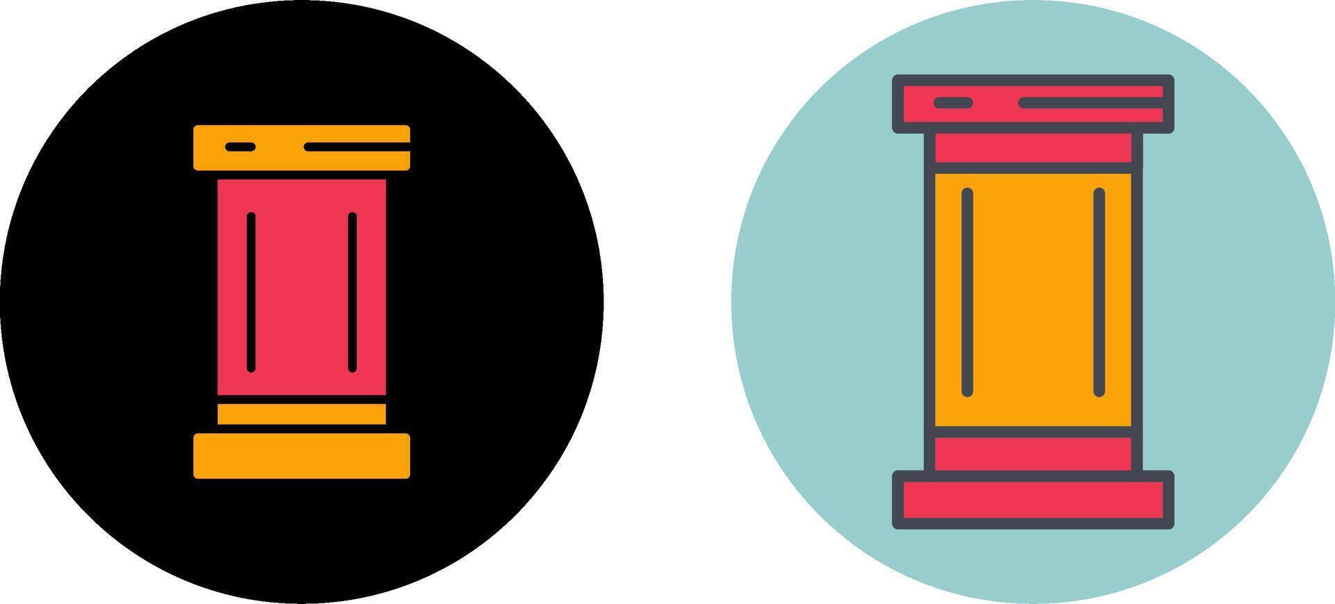 Pillar Icon Design vector