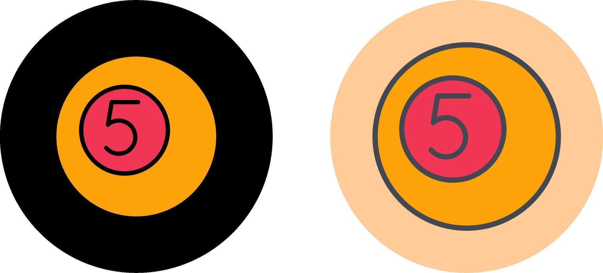 Pool Balls Icon Design vector