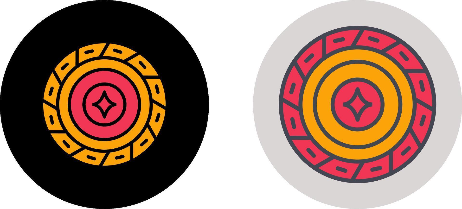 Diamond Chip Icon Design vector