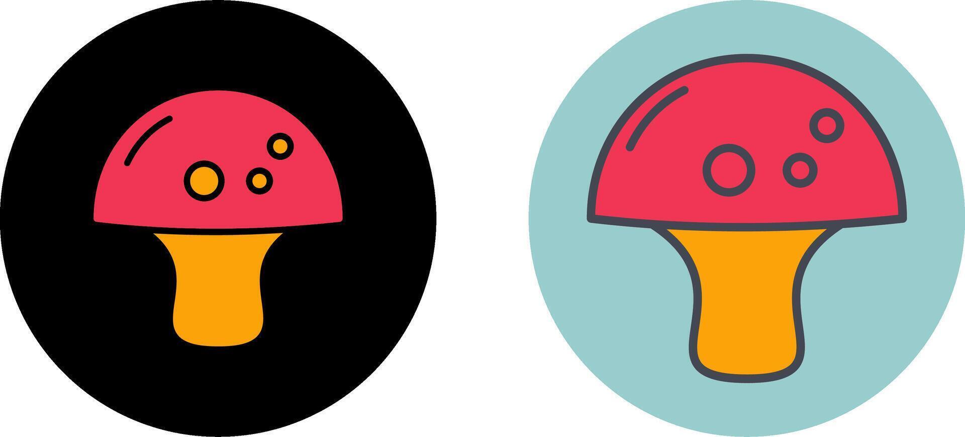 Mushrooms Icon Design vector