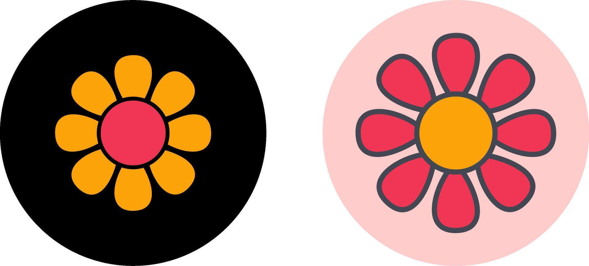 Flower Icon Design vector