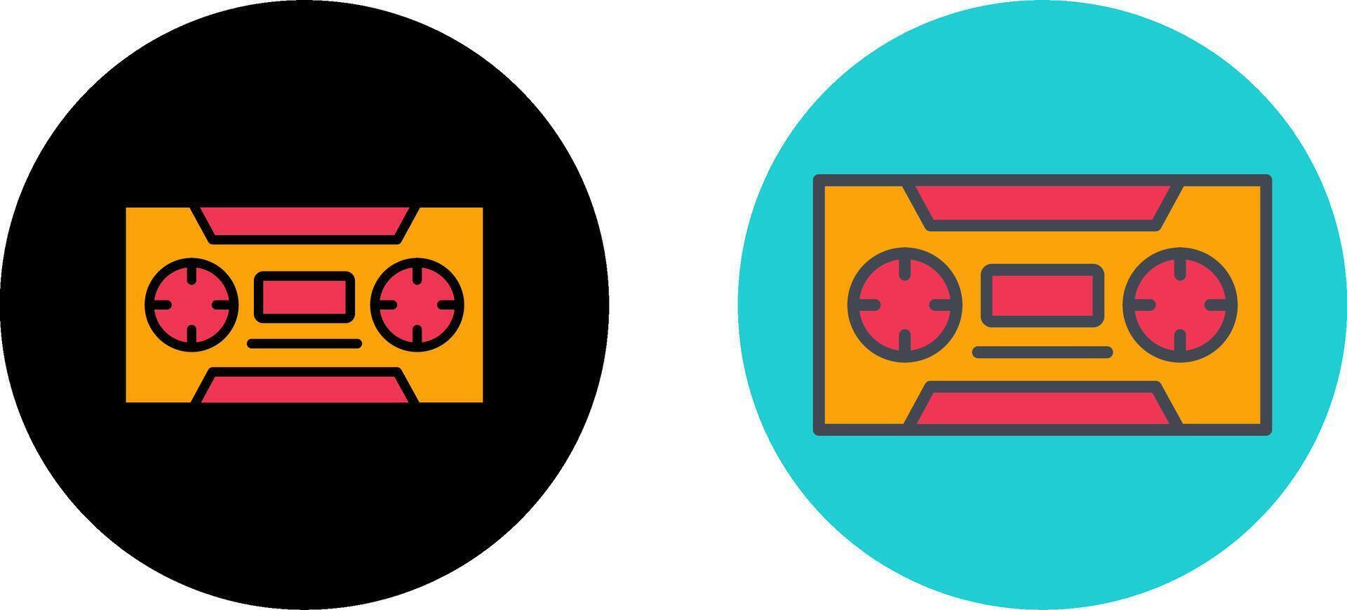 Cassette Icon Design vector