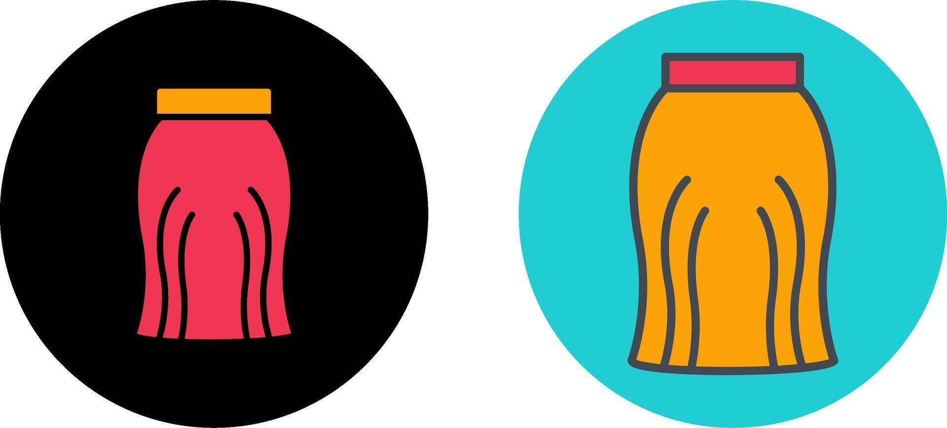 Skirt Icon Design vector
