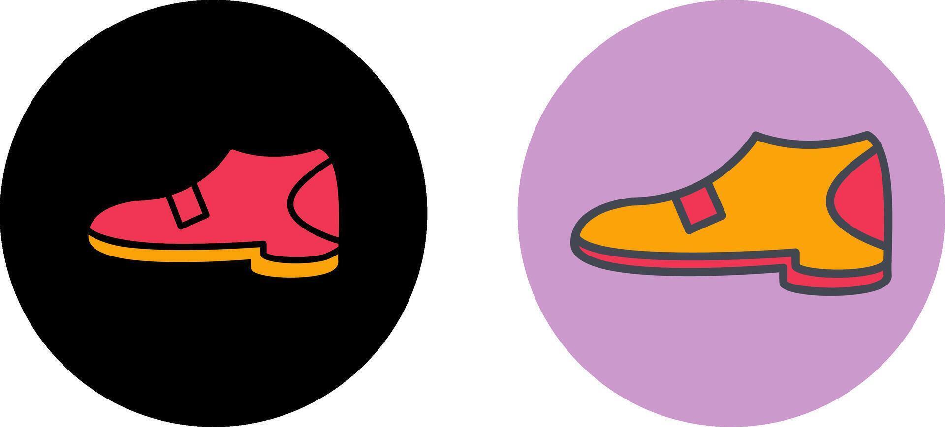 de los hombres mocasines icono diseño vector