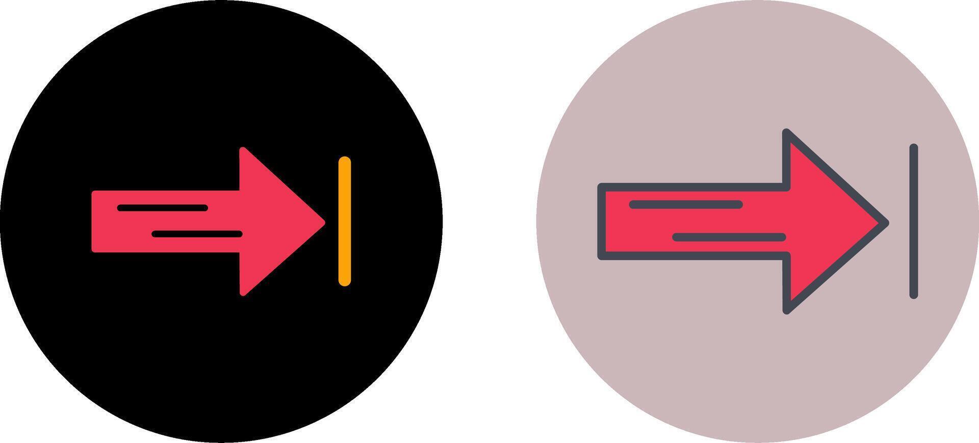Left Arrow Icon Design vector