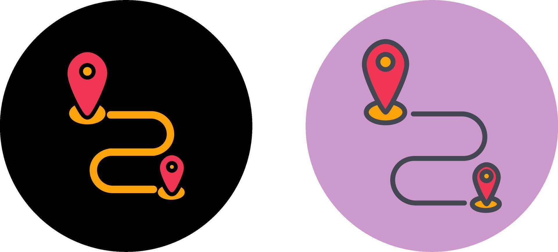 Map Icon Design vector