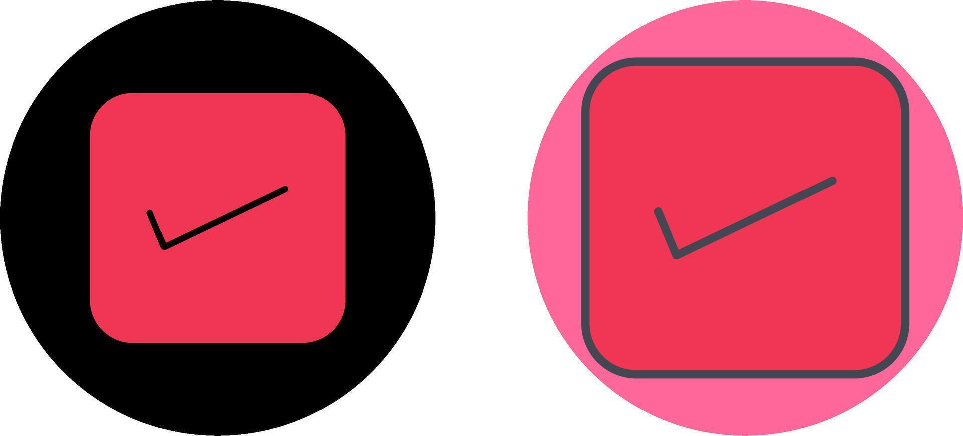 Checkbox Icon Design vector