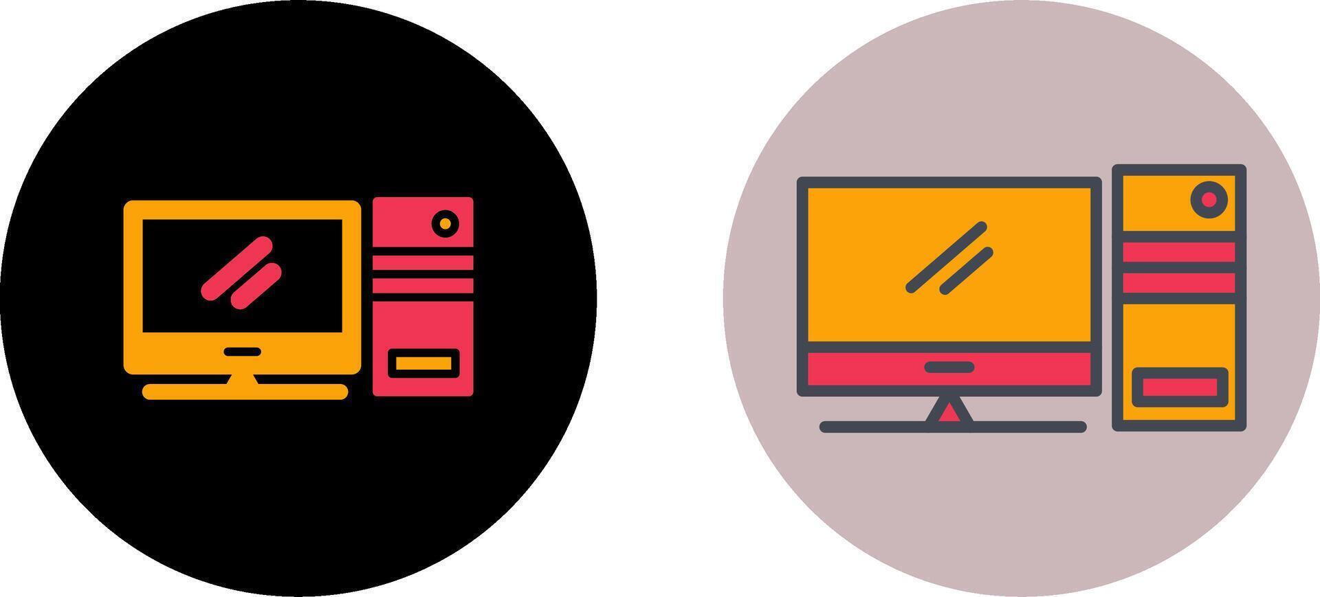 Computer Icon Design vector