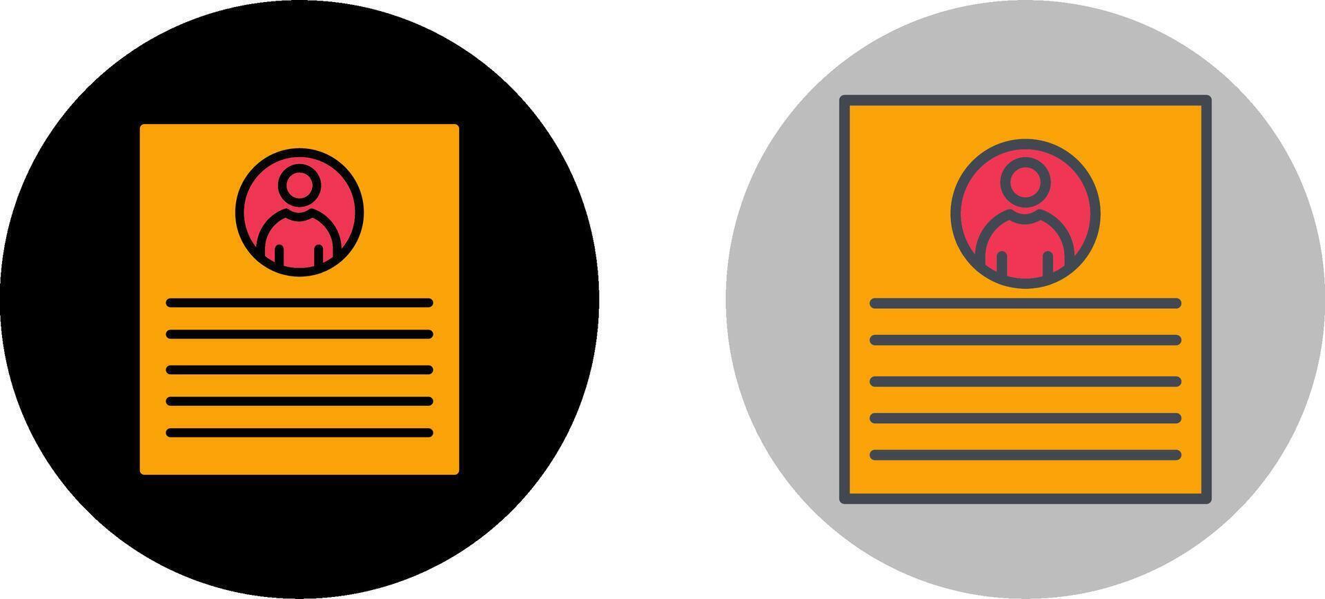 Client Profile Icon Design vector