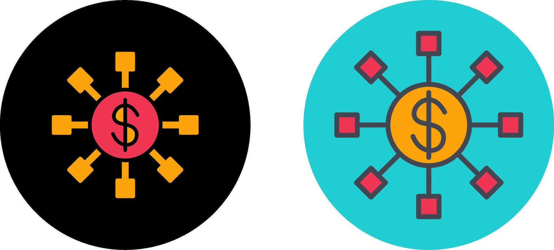 Marketing Affiliate Icon Design vector