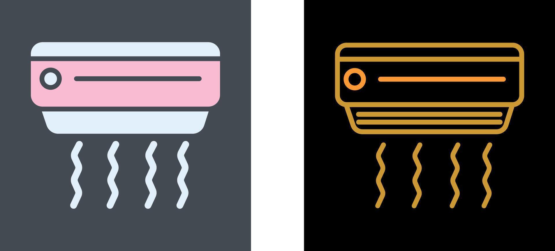 Air Conditioner Icon Design vector