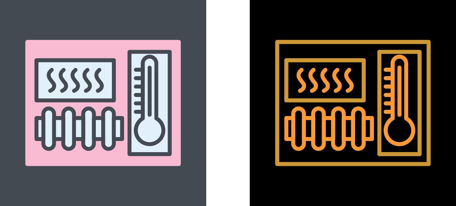 Heating Element Icon Design vector