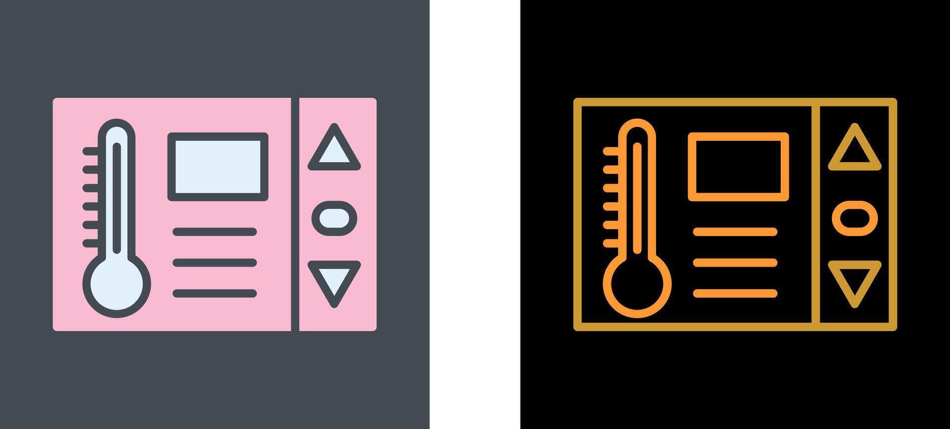 Thermostat Icon Design vector