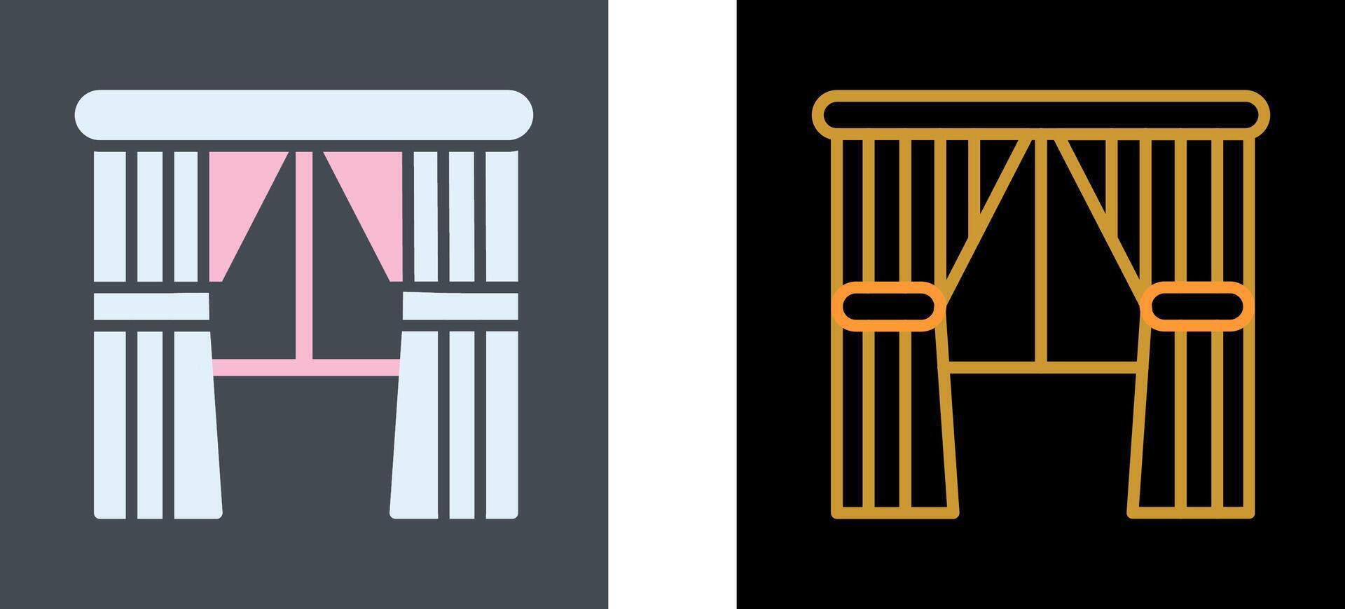 Air Curtain Icon Design vector